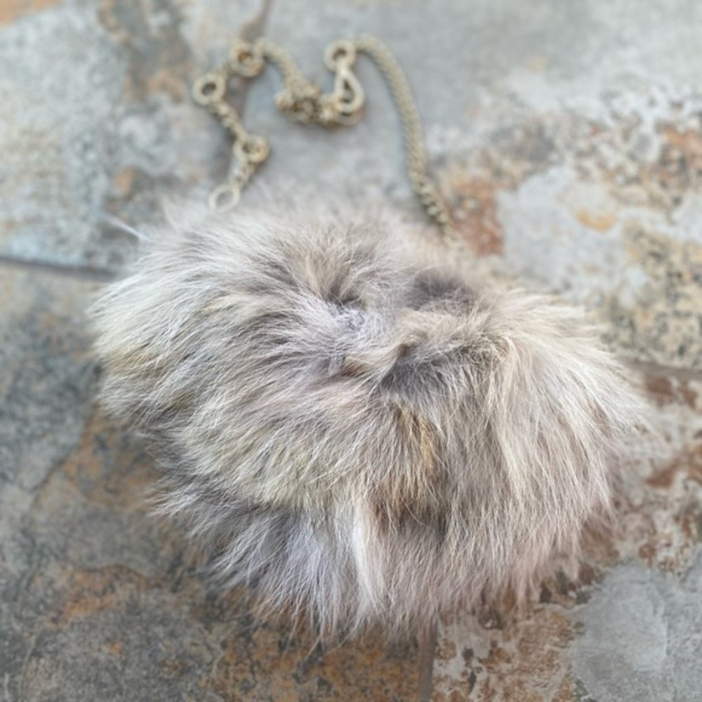 SOLD Chloé Georgia Fur Crossbody Flap Bag NWT - Picture 2 of 9